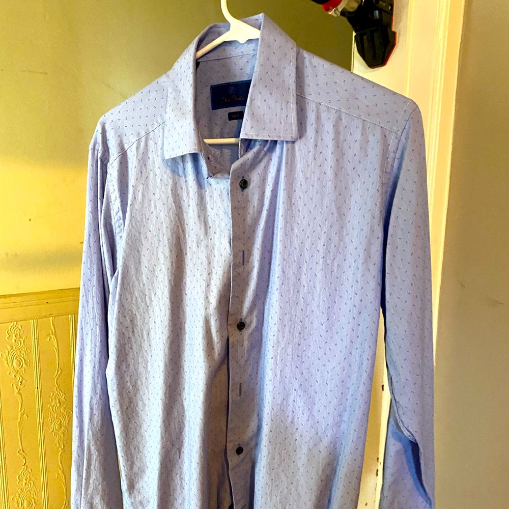 David Donahue dress shirt - barely worn (I think only once honestly). Slim fit